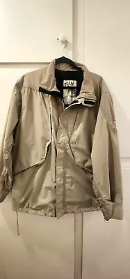 Fox Outerwear FLUX Vintage Beige Jacket Size Large • $35