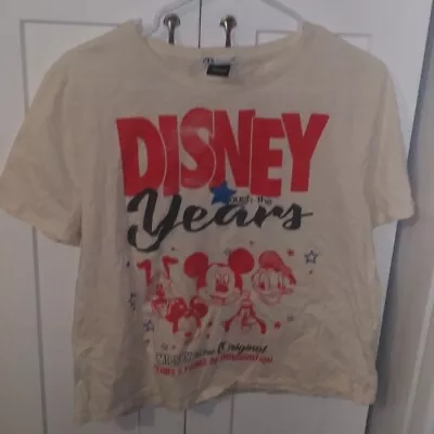 Mickey Mouse “Through The Years” T Shirt - Double Sided L Rare • $19.99