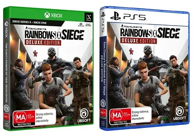 Tom Clancys Rainbow Six Siege Deluxe Edition Sony PS5 XBOX Series X XB1 Game • $98