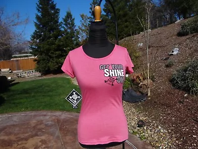 New Muddy Girl Moonshine Pink Camo  Get Your Shine On  Women's Shirt Sm $19.99 • $19.99