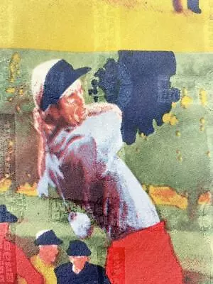 Michael Jordan Yellow Red Blue Golf Art Decor Silk Necktie Tie Mse2720a #p37 • $7.79