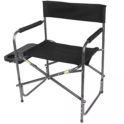 Ozark Trail Black Director’s Chair With Side TableStoragePolyester Steel • $29.97