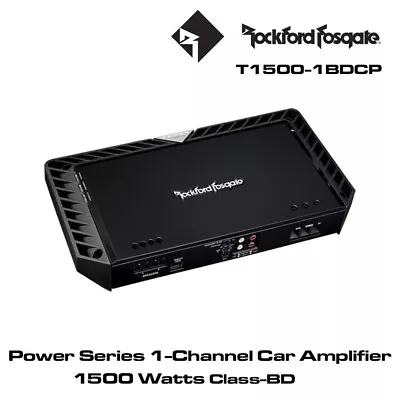  Rockford Fosgate Power T1500-1BDCP - 1500 Watt Class-bd Constant Mono Amplifier • £799