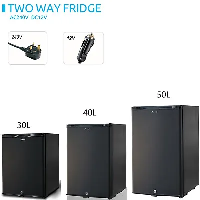 Smad 220V/12V Fridge 2 Way Absorption Fridge Camper Van Camping RV Mini Cooler • £305