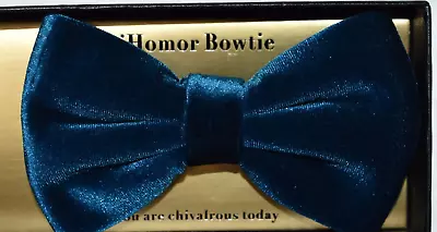 IHomor Men's Velvet Bow Tie Blue • $24.99