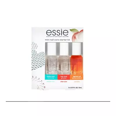 Essie Salon-Quality Nail Polish Free Vegan Mini Nail Care Essentials Starter Set • $7.49