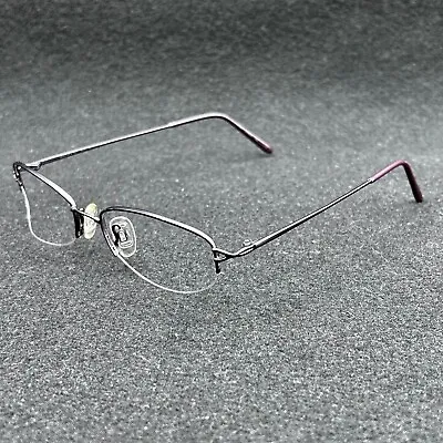 Flexon 635 By Marchon Half-Rim Eyeglasses Frame Satin Purple 53-18-135 EUC • $20