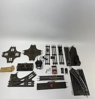 Vintage Lot Of Lionel And Marx Train Parts- Switches Tracks Panels • $44.95