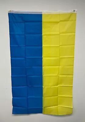 Indoor Outdoor 3ft X 5ft UKRAINE National Flag - 3x5 Nylon W/ Brass Grommets • $9.50