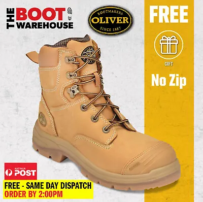 Oliver Work Boots 55332 150mm (6 ) Steel Cap Safety. Lace-Up (No Zip). NEW! • $189.95