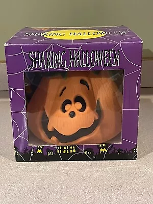 VTG Shaking Halloween Pumpkin Decor Moves & Laughs • $20