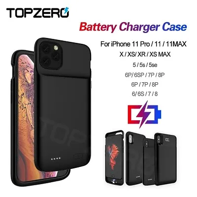 $38.95 • Buy For IPhone14/13/12 Mini/X/XR MAX 11 Pro Battery Charger Power Bank Charging Case