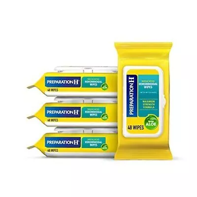 Preparation H Flushable Medicated Hemorrhoid Wipes - 192 Pieces • $17.99