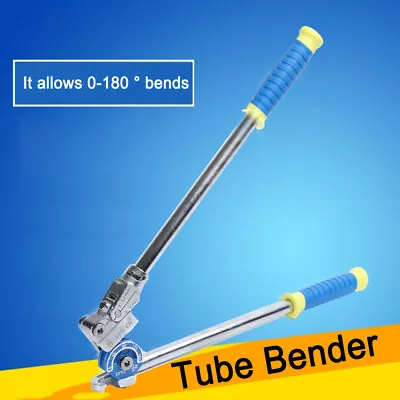 3/8 Inch Industrial Manual Pipe Tube Bender Tool 0-180 Degree Bending Anti-skid • $41.51