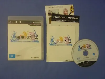 Final Fantasy X / X-2 HD Remaster PS3 Complete With Manual VGC • $13.95