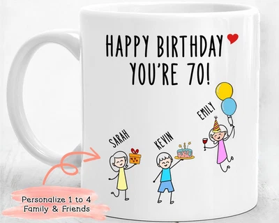 70th Birthday Gifts For Women Men Him Mom 70th Birthday Gift For Dad Grandma • £16.95