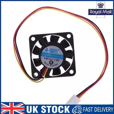 3 Pin 40mm Computer CPU Cooler Cooling Fan PC 4cm 40x40x10mm DC 12V • £4.99