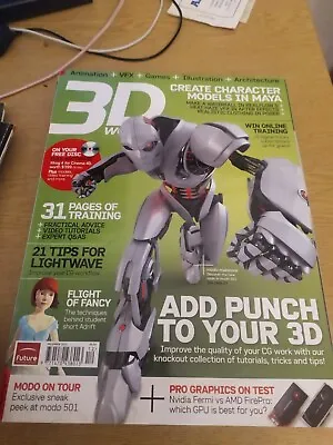3D World Magazine #136 December 2010 With CD Add Punch To Your 3D - B163 • £2.99