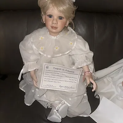 Vintage Virginia Turner-Daisy Porcelain Doll #35/200 26  Signed With COA • $725