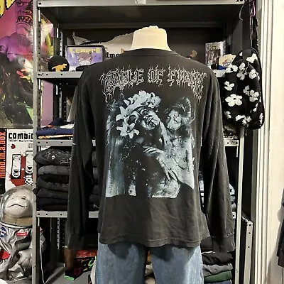 Cradle Of Filth Long Sleeve 1996 Vintage Size X-Large 25.5x27.5x23 • $500