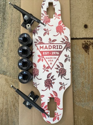 $108 • Buy Madrid Girls Drop Through Skateboard Micro 29” X 9” Z Flex Cadillac Chasers