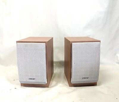 £19.99 • Buy Sony SS-CGP7 100W Bass Reflex Speaker Pair (2 X 50W Output, 6 Ohms) - Brown 