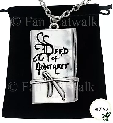 Bilbo Deed Of Contract Necklace Silver Lord Of The Rings LOTR The Hobbit Wedding • £12.95