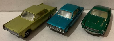 £14.99 • Buy 3x Matchbox Lesney Lot 75 Ferrari Berlinetta, 31 Lincoln Continental And Cortina
