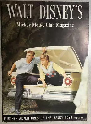 WALT DISNEY'S MAGAZINE February 1957 Hardy Boys Cover Photo • $14.99