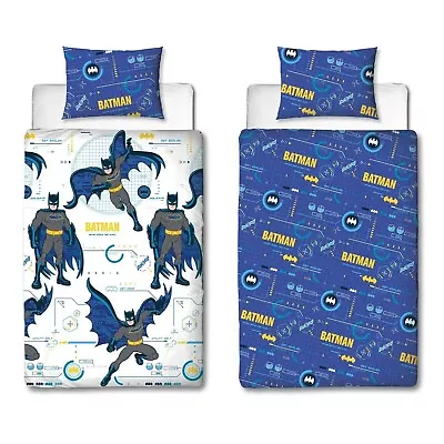 £13.95 • Buy Batman Tech Single Reversible Duvet Cover Bedding Set Superhero DC Comic BX 5