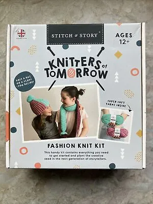 Stitch & Story Knitters Of Tomorrow Learn To Knit Set Children 12+- Free Postage • £12