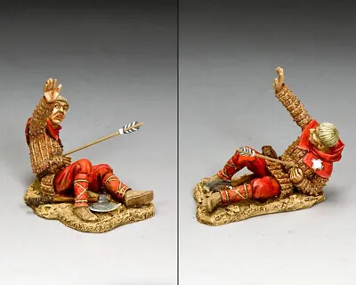 King & Country Medieval Knights & Saracens Mk227 Wounded Man At Arms Knight • $48