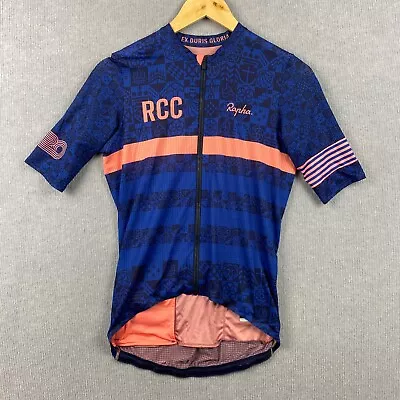 Rapha Cycling Jersey Mens M Blue Pink RCC Annual PT Flyweight 2020 Pro Team • $199.95