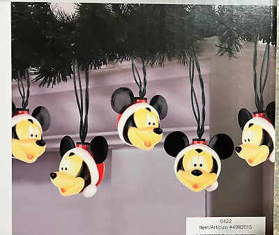 Disney Magic Holiday Blinking MICKEY MOUSE 8 LED Light String ~ NIB ~ • $29