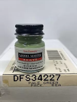 Testors Model Master Acryl 4739 PALE GREEN 1/2 Oz. ACRYLIC PAINT FS34227 • $44.95