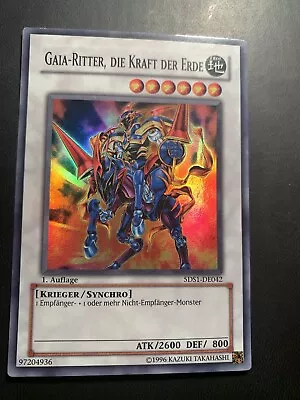 Yugioh! Gaia Knights The Power Of The Earth Super Rare - 5DS1-DE042 1st Edition - DE • £2.55