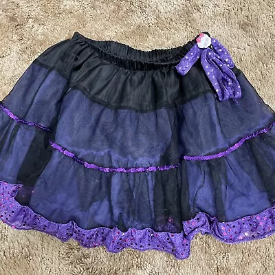 Monster High Tutu Skirt Black Purple - One Size Kids • $12