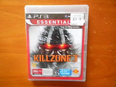 Ps3 Killzone 3 (only On Play Station) - V Gd Cond - Fast Post • $5.95