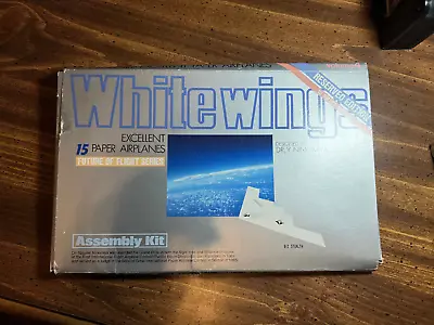 Vintage 1990 ~ 13 Paper Airplanes White Wings Future Of Flight  Ninomiya • $7.45