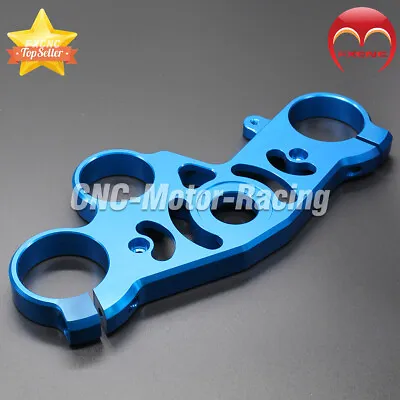 Lowering Triple Tree Front End Upper Top Clamp Blue For Yamaha R1 2004 2005 2006 • $40.49