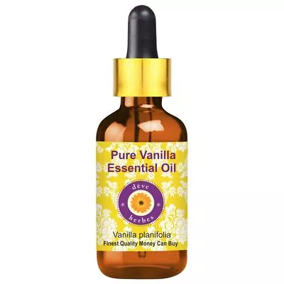 Deve Herbes Pure Vanilla Essential Oil (Vanilla Planifolia) Steam Distilled • £15.16