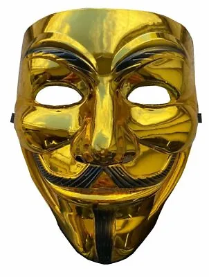Anonymous Hacker V For Vendetta Guy Fawkes Halloween Face Masks - 2 Colours • £4.79