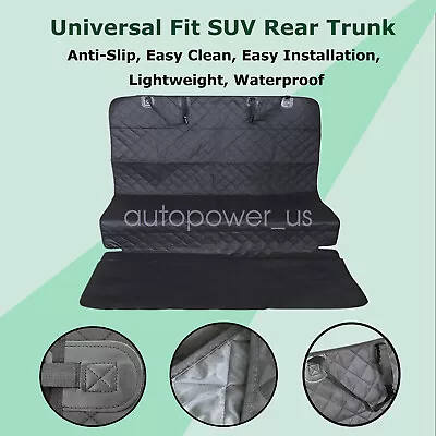 For Rear Trunk Floor Mat Liner Protector Cargo Carpet Cover Bumper Guard Shield • $26.83