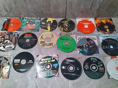 Lot Of 17 Rap Hip-Hop CDs Master P Tupac Kane & Abel Wu-Tang Clan Snoop JT Money • $27.50