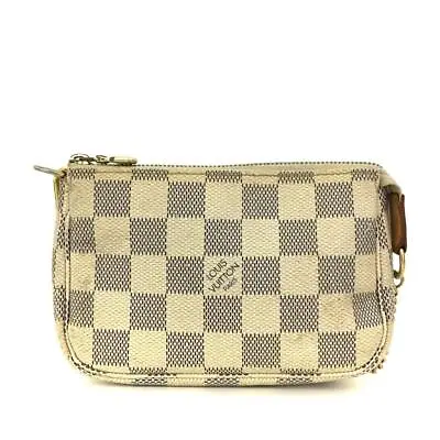 £26.44 • Buy Louis Vuitton Damier Azur Mini Pochette Accessories Bag Porch /5L0928