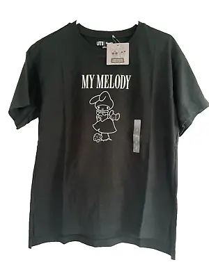 Uniqlo Sanrio My Melody T-Shirt  Japanese Size   M Black 2023 Japan Limited • $13