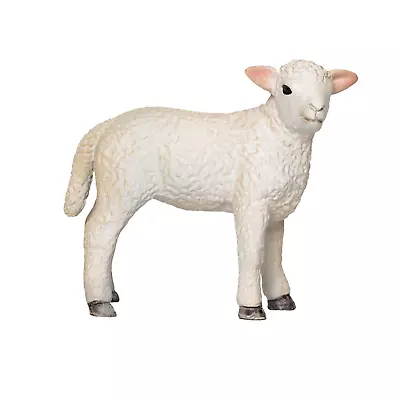 Mojo ROMNEY SHEEP LAMB STANDING Farmyard Play Animal Figure Toys Plastic Farm • £6.95