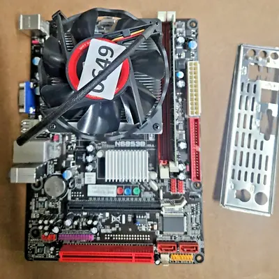 Biostar N68S3B Ver 6.2 MATX Motherboard W/ AMD Athlon 2 X3 445 3.1GHz 1GB Ram • $84.99