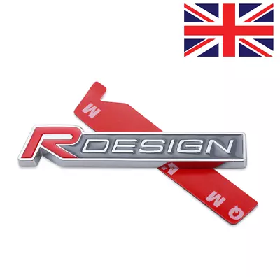 R DESIGN Grill Badge Front Emblem RED For Volvo XC60 V70 S60 V40 V60 C30 V50 • $9.94