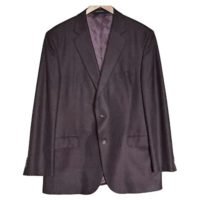 Ing Loro Piana & Co Cremieux Collection Wool Suit Jacket Blazer Mens 46L Purple • $99